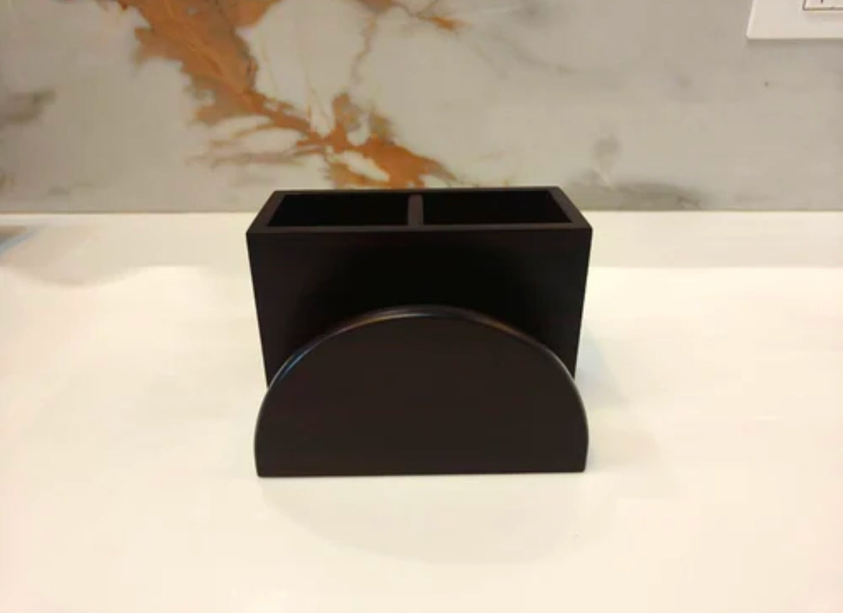 D Tissue & Cutlery Holder